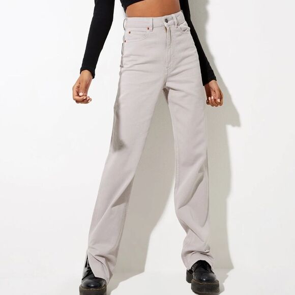 STRAIGHT LEG JEANS IN MOONSTRUCK - MOTEL ROCKS - Picture 3 of 4